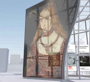 Die Digitale Kunsthalle von ZDFkultur, Außenansicht