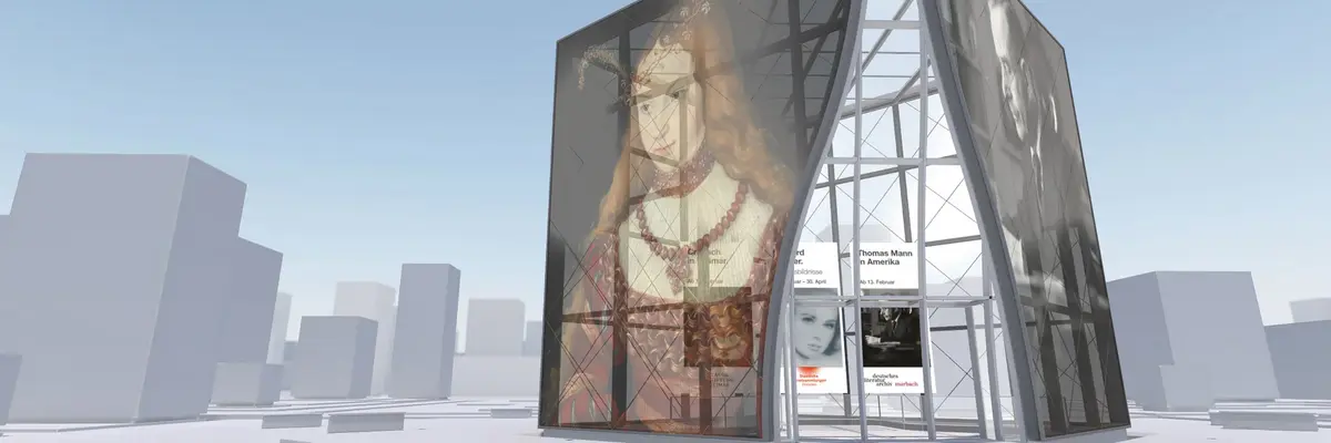 Die Digitale Kunsthalle von ZDFkultur, Außenansicht