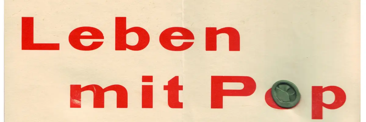 Einladung zum Happening „Leben mit Pop. Eine Demonstration des Kapitalistischen Realismus von Konrad Lueg und Gerhard Richter“, Möbelhaus Berges, 11. Oktober 1963