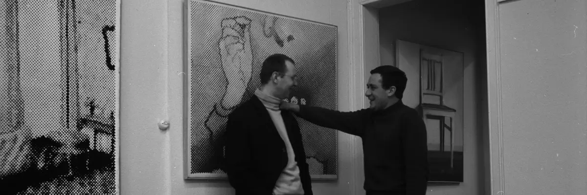 Gerhard Richter und Sigmar Polke im Gespräch miteinander