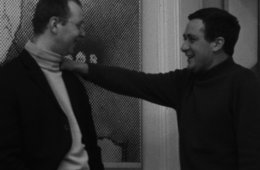 Sigmar Polke und Gerhard Richter in der Galerie h, Hannover 1966 Gerhard Richter und Sigmar Polke im Gespräch miteinander