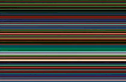 Gerhard Richter, (927-7) Strip, 2012 abstraktes Bild mit farbigen Streifen