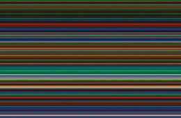 Gerhard Richter, (927-7) Strip, 2012 abstraktes Bild mit farbigen Streifen