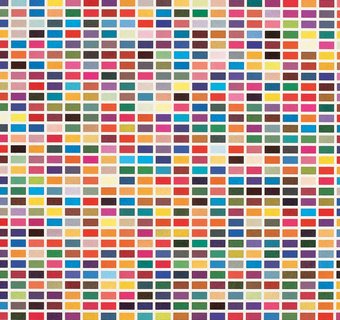Symmetrische Anordnungen von bunten Farbfeldern